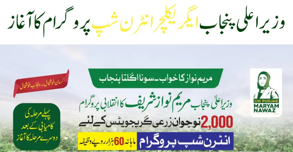 CM Punjab Agriculture Internship Program
